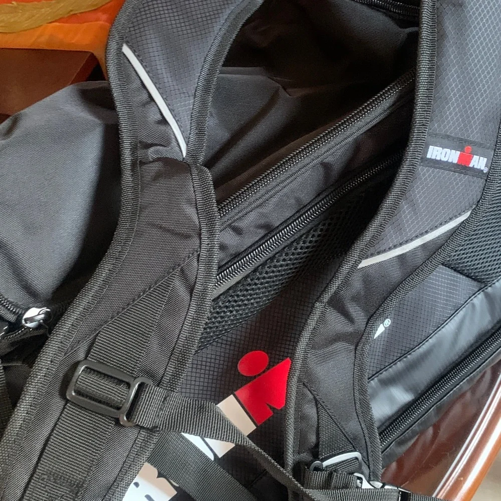 New Ironman Black and Red duffel Bag W/cooler